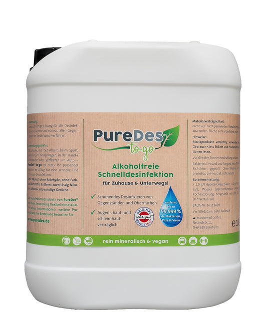 PureDes to-go 5 Liter Kanister