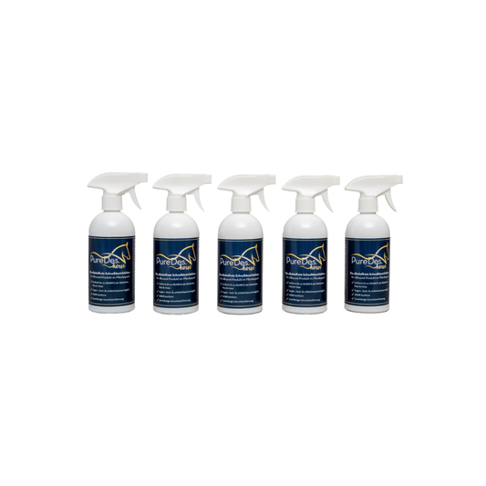 PureDes Horse Sonderpreis – 5 x 500 ml Desinfektionsmittel für den Stall